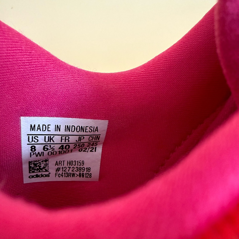 Adidas Marimekko - Edge Lux - Primegreen - Women's  Fuchsia and Red Sneakers - Picture 9 of 10